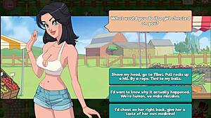 Nutaku booty farm hentai game flashes big tits and ass in anime fantasy