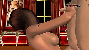 My Heart Races with Lesbian Adventures in Indian Village Cartoon