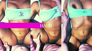 Latina student cheats hard with stepfather, feeling tight orgasm in college