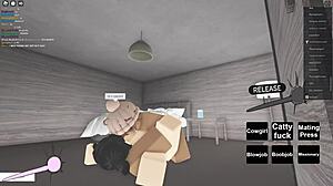 roblox porn with big black cock and riding action.