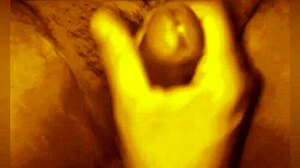 una masturbada a la verga de mi esposo, su verga se mueve sola wooou, outdoor cum fun with chubby couple.