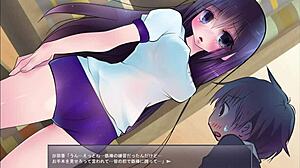 Anime Game Exposes Playful Girl Part 1
