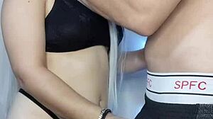 why is this cute blonde teen craving big cock milk?