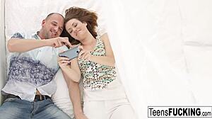 selfie fun with pretty sofy turns into sex