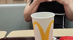 Today, I become the dessert for our intimate couple play.