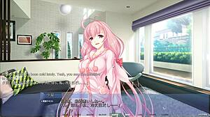 Akumeru Family - Yunagi Route Part 3 - Sucking Off Her Stepbrother Crush
