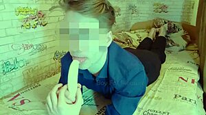 sexy guide on licking and sucking banana for deepthroat blowjob practice