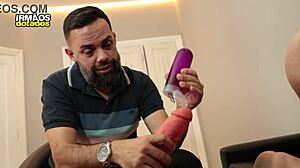 Old Man Gifts Huge Toy to Naughty Boy