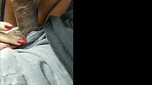 yo, check this crazy latina giving head in the car! 🔥