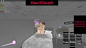 Powerful Cock Thrusts In Quickie Cowgirl Ride On Roblox