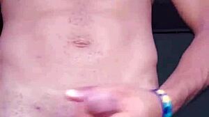 light skinned nigerian guy with big dick wanks and humps ass