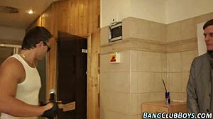 Muscular Gay Euro Bodybuilders Engage In Intense Orgy Sucking Dicks