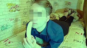 sexy guide on licking and sucking banana for deepthroat blowjob practice