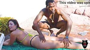 hot milf helena price milks big dick by the pool 😏