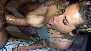 Breakfast cum deepthroat