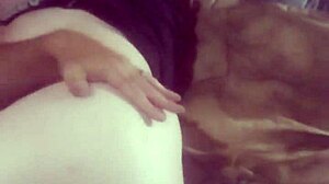 Giving Yall A Good View As She Rubs Her Pussy