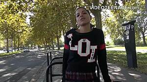 i'm a shy teen in my first anal casting