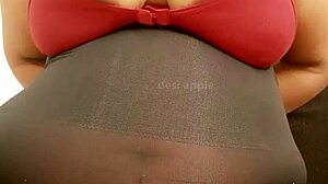 andhra indian girl playing with boobs