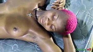 Amateur ebony homemade video