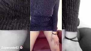 sexy latina mommy dances and masturbates