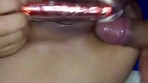 Homemade compilation of mexican wife with dildo
