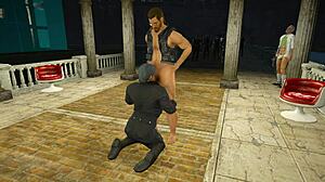 chief engineer myers gives blowjob reward