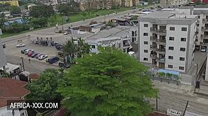 Amateur Ebony Beauty's First Date Turns Sensual Sex!