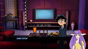 I gave Danny Phantom a goth handjob in Amity Park