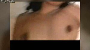 Amateur Latina rubs her big tits and pussy in homemade video