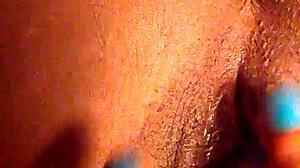 watch me finger my pretty ebony pussy close-up?