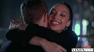 Wow! Stunning Alexis Gets Wild on First Date with Oliver in Bed!