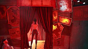 Detailed Brunette in Pantyhose Outfit from Fallout 4 Hentai Outdoors