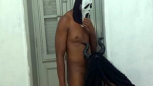 Dotado fucked me in the room while the cuck drank with friends