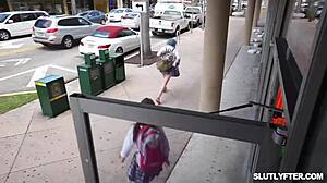 Bikini Thief River Lynn Sucks Officer Will Pounders Cock Timidly Until Will Starts Fucking Her Mouth With Raw Passion!