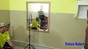 i'm in the backstge with ariella ferraz for gangbang