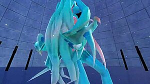 i'm in cat fate cosplay as adult miku.