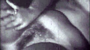 vintage granny shows hairy pussy