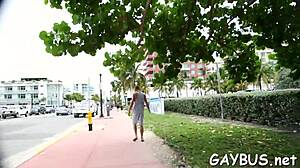 Lusty blowjob with a sexy gay in a competition. Bareback fucking game contest 😈