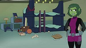 18Titans Part 3: Cumming Hard on Starfire's Ass