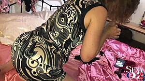 1801ip 02 - french amateur slut clothed in a black white fuck pink satin panties fuck deepthroat ass to mouth sextoys