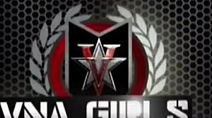 Busty Vicky Vette showers in bikini, fingering her big clit and cunt