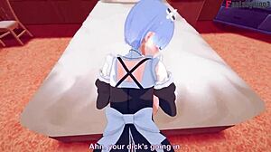 Rem Is Fucking That Big Boobs Maid Hard 😍