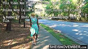 Sheisnovember 뚱뚱한 엉덩이 공공장소에서 흔드는 거 봐