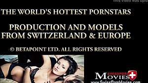 Vivien, the hot blonde, gets fucked by the salesman in her mouth and pussy during the encounter.