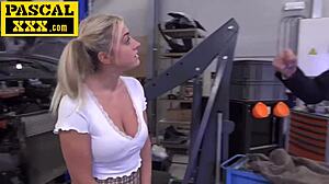 i watch this submissive euro slut ride her sugar-daddy's rough big cock so hard!