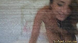 i love these pov videos of cute brunettes eating each other out passionately