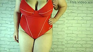 damn, married milf with big boobs risks creampie unprotected!