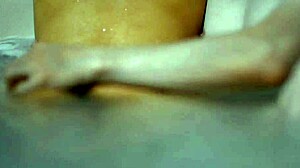 Shy student feels intense orgasm after hard fuck.