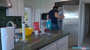 Madi collins and michael swayze share cake