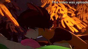 furry girl sucks cock passionately